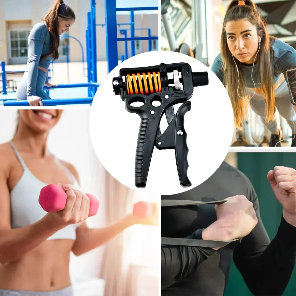 Adjustable 5-165kg Heavy Hand Grip Strengthener - Finger Expander for Arm, Wrist, and Forearm Training Niropi