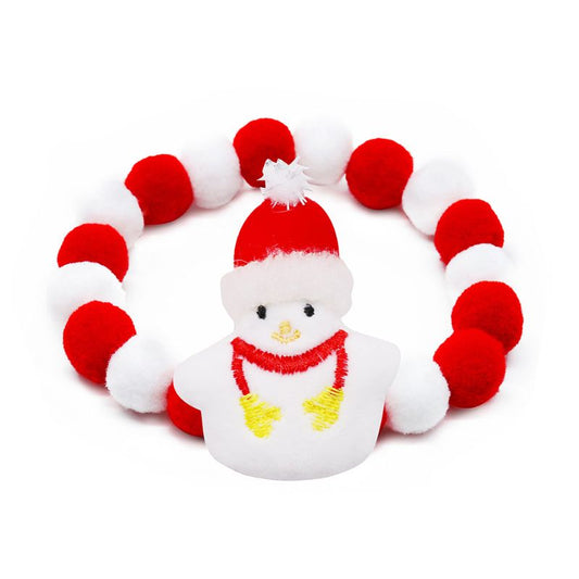 Christmas Pom-Pom Collar
