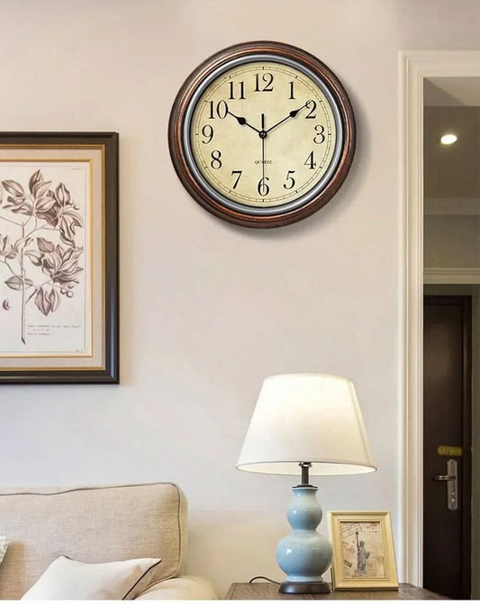 Classic Silent Wall Clock for Home or Office