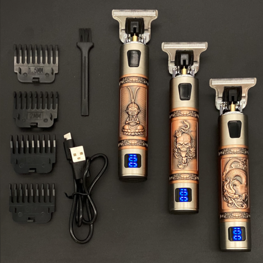 Niropi Niropi Skull Vintage Trimmer™ | The Barber Trend of This Year! - Rechargeable Including Attachments