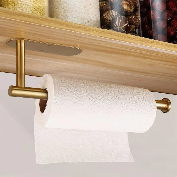 Niropi | Elegant Wall Kitchen Paper Towel Holder – drill-free & space-saving