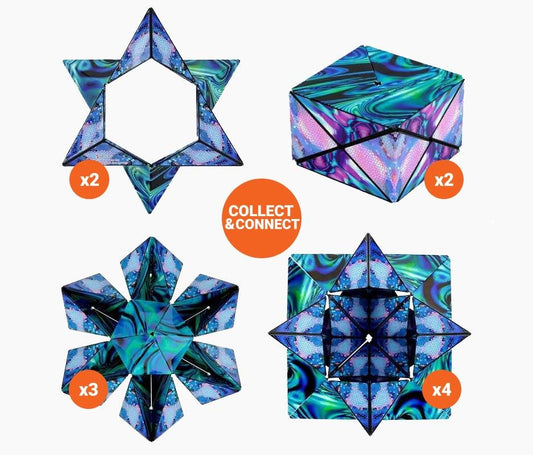 Niropi | Magnetic Transforming Cube | Transforming Puzzle Toy | Multicolor