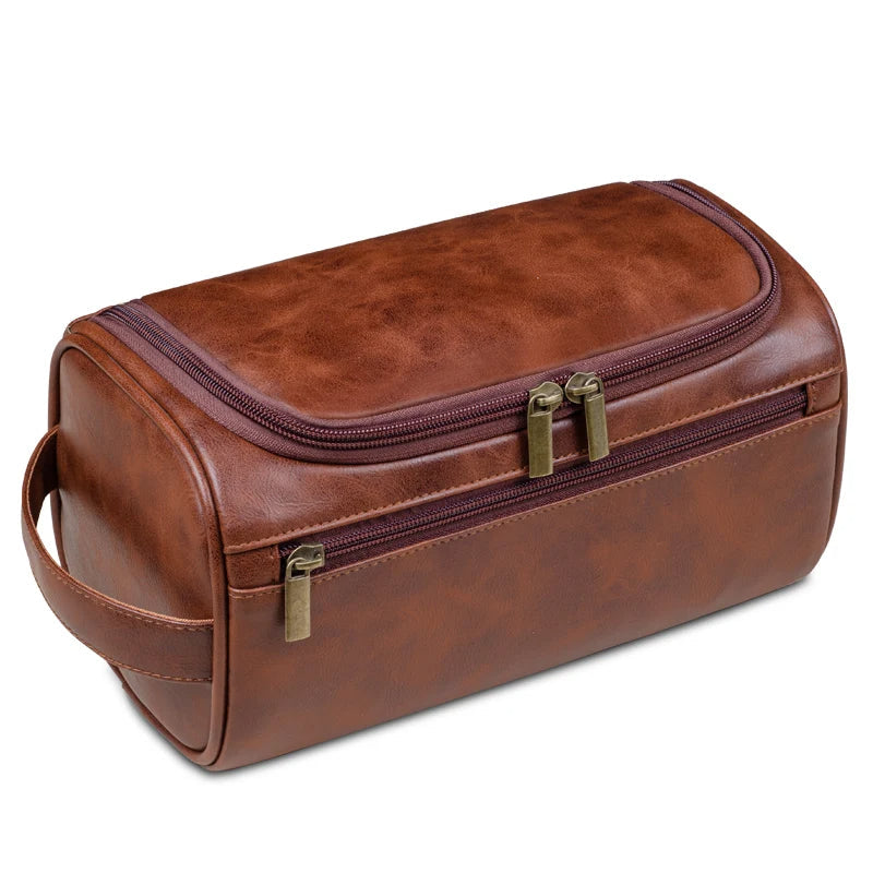 Niropi - Premium Leather Toiletry Bag for Travelers