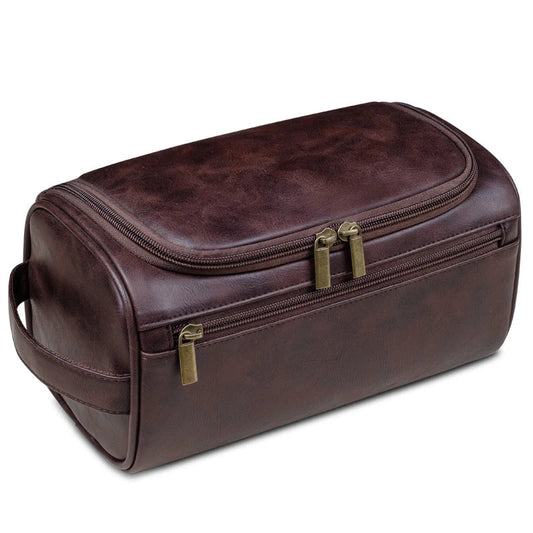 Niropi - Premium Leather Toiletry Bag for Travelers