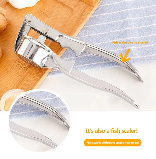 Niropi | Robust Garlic Press Made of Stainless Steel