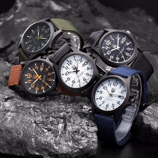 Niropi | Tactical Men's Watch AdventureTime – Waterproof and Shock Resistant with LED