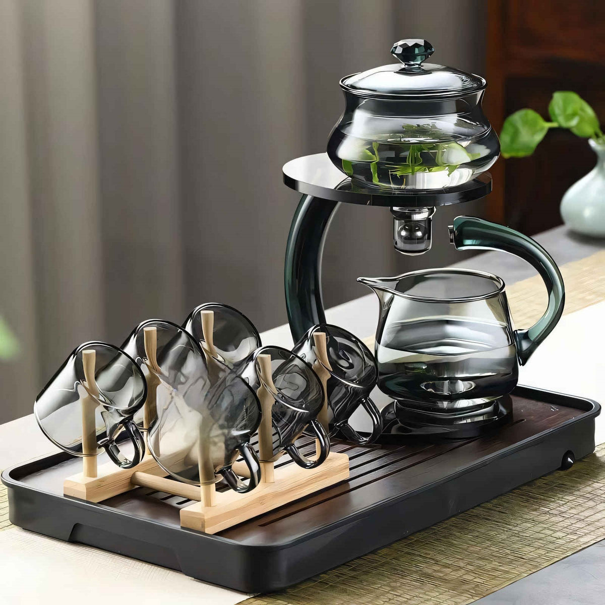 Niropi | TranquiliTea – Magnetic Glass Infuser Teapot for Enhanced Flavor & Wellness