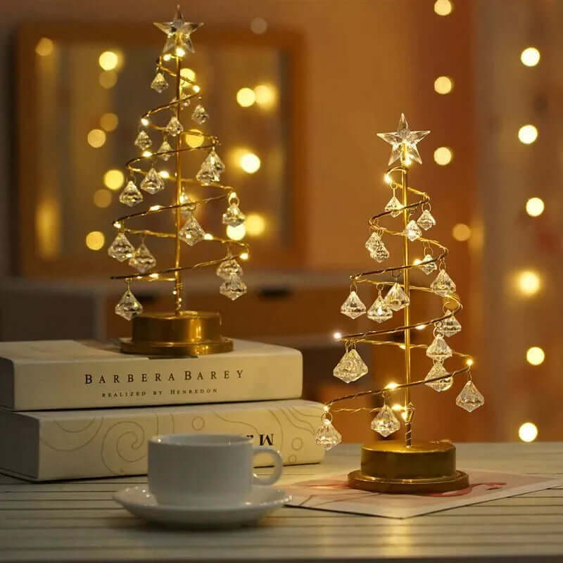 Contemporary LED Christmas Tree with Warm Glow