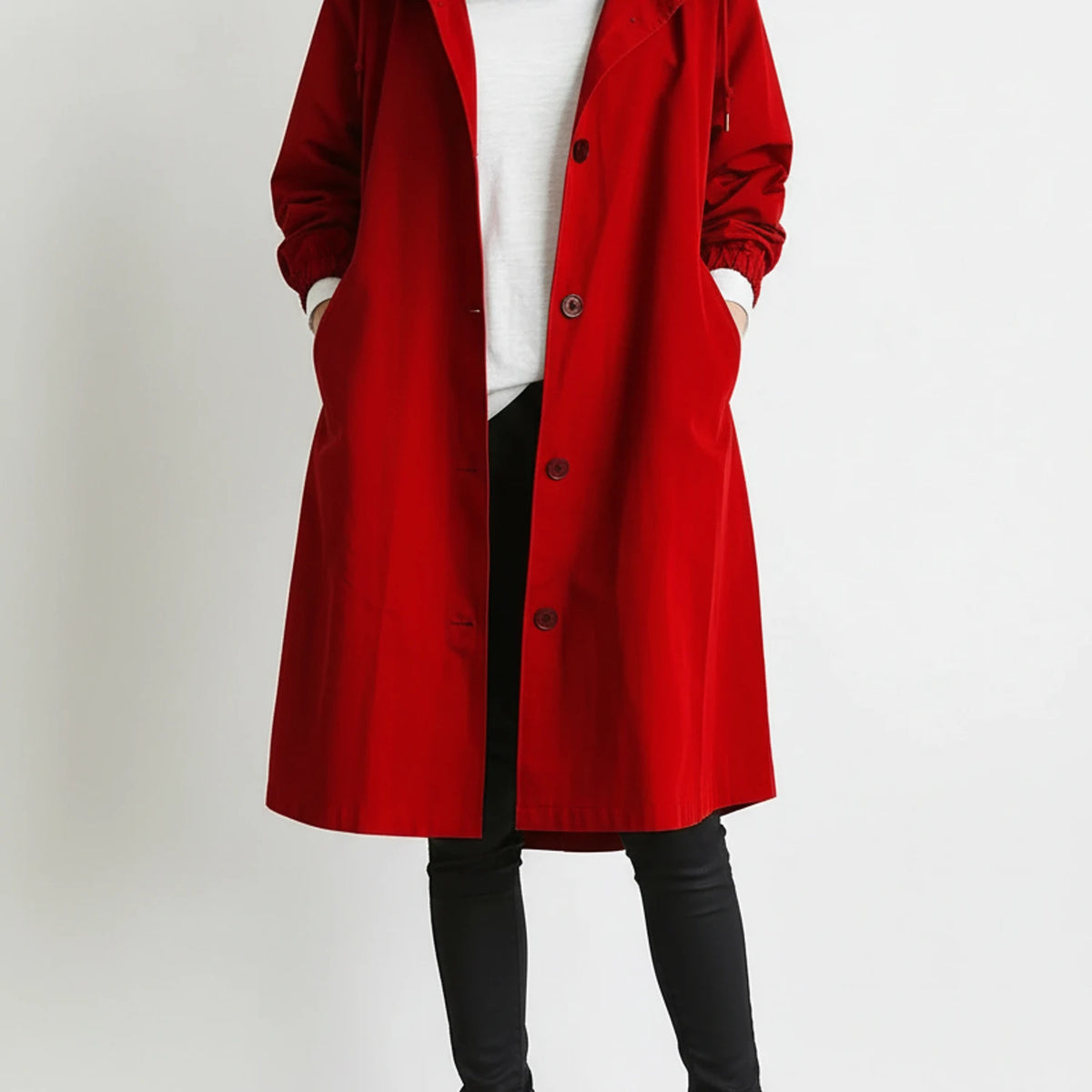 Women's Hooded Long Coat