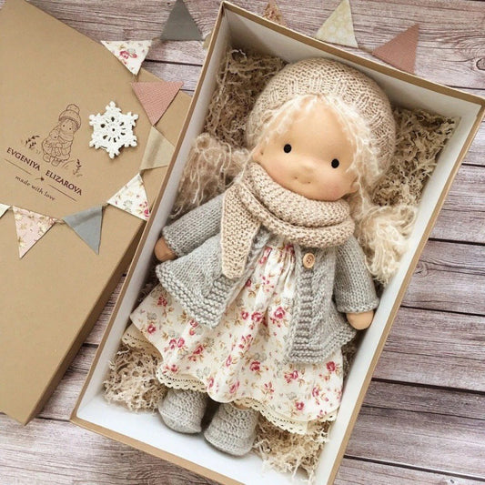 Handmade Waldorf Doll – Imaginative Play Companion | Natural Educational Toy for Children