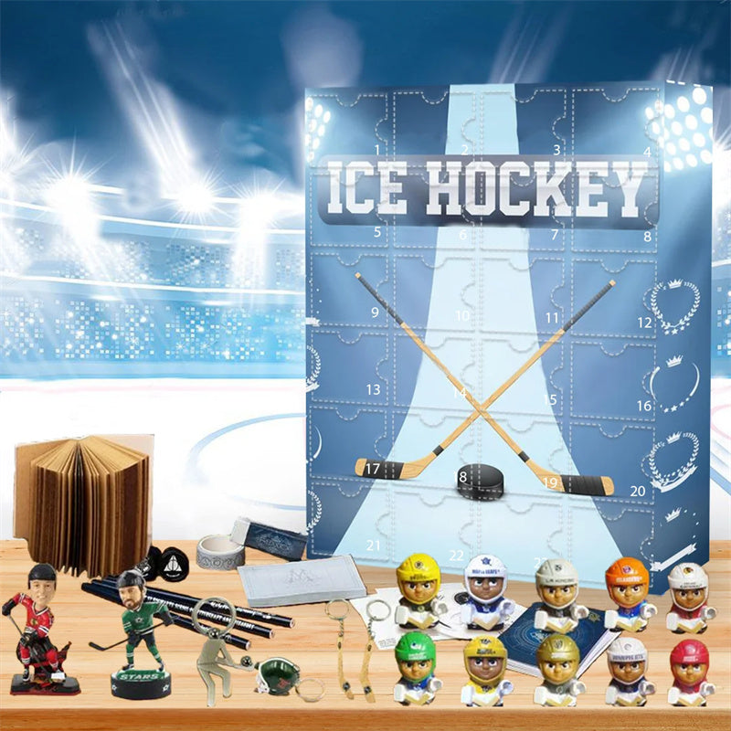 Hockey Advent Calendar with 24 Doors