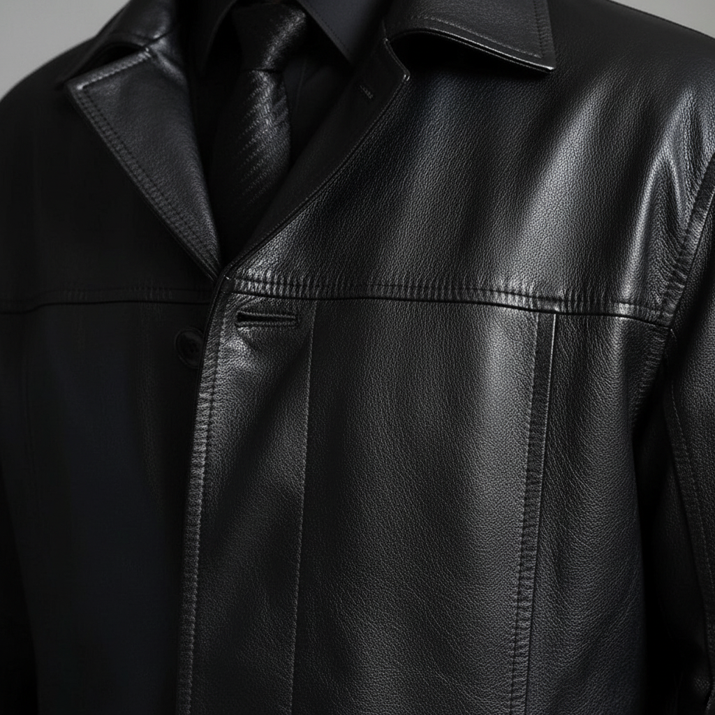 Long Leather Coat