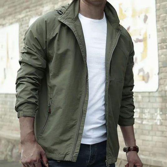 Men's Casual Urban Full-Zip Street Jacket