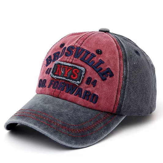 Men's Distressed Vintage-Inspired Baseball Cap
