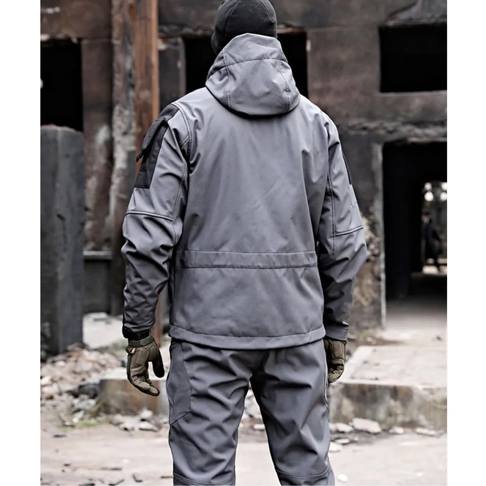 Men's Waterproof Outdoor Set with Jacket and Trousers