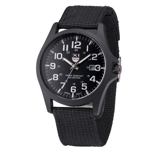 Men's Waterproof Tactical Military Watch with Stopwatch and Backlight