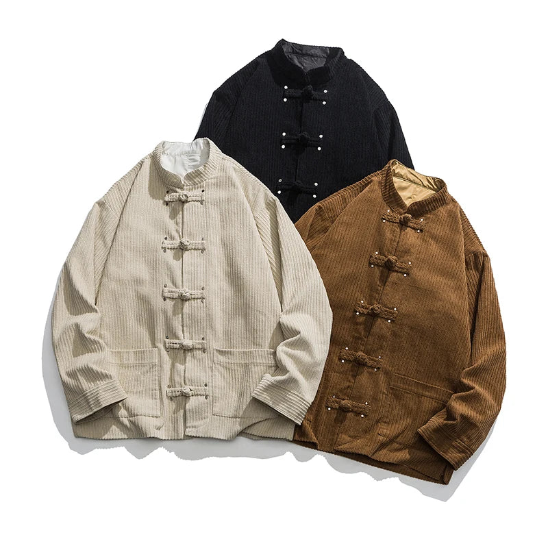 Image of Men's Mandarin Collar Jacket