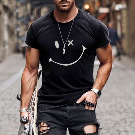Image of Men's Smiley Face Graphic T-Shirt