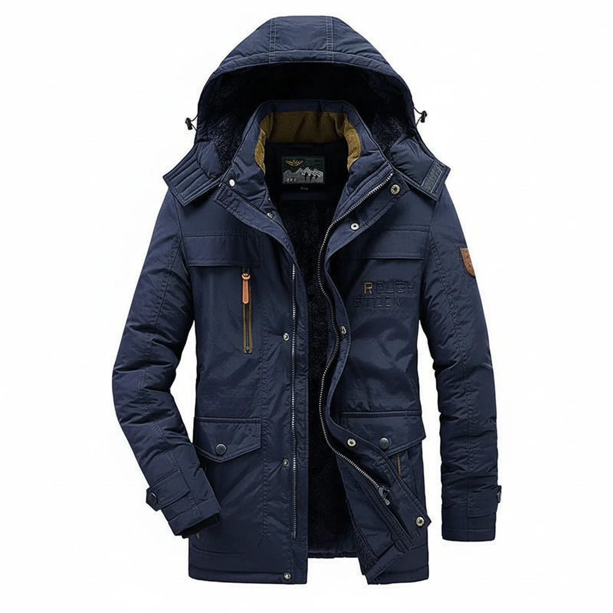 Men's Winter Hooded Parka Jacket