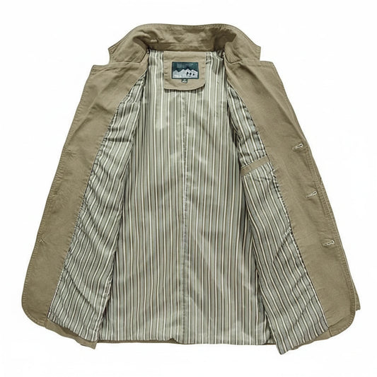 Men's Notch Lapel Blazer Jacket