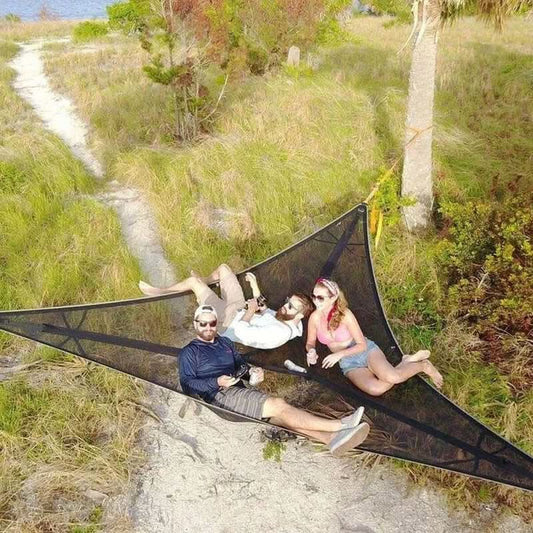 Multi-Person Camping Hammock with 3-Point Anchor System