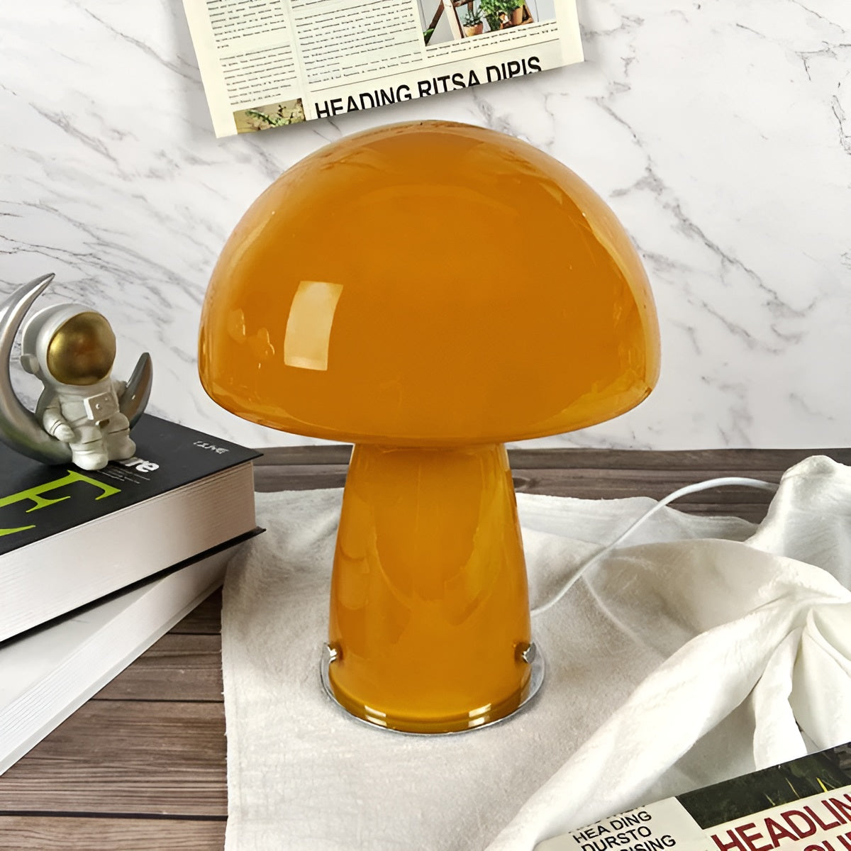 MushFlare | Elegant Scandinavian Mushroom Lamp