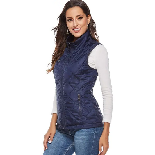 Women's Lightweight Electric Heated Vest with Adjustable Heat Levels