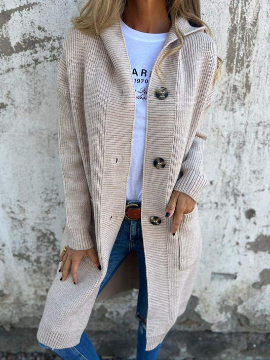 Image of Women's Hooded Long Cardigan