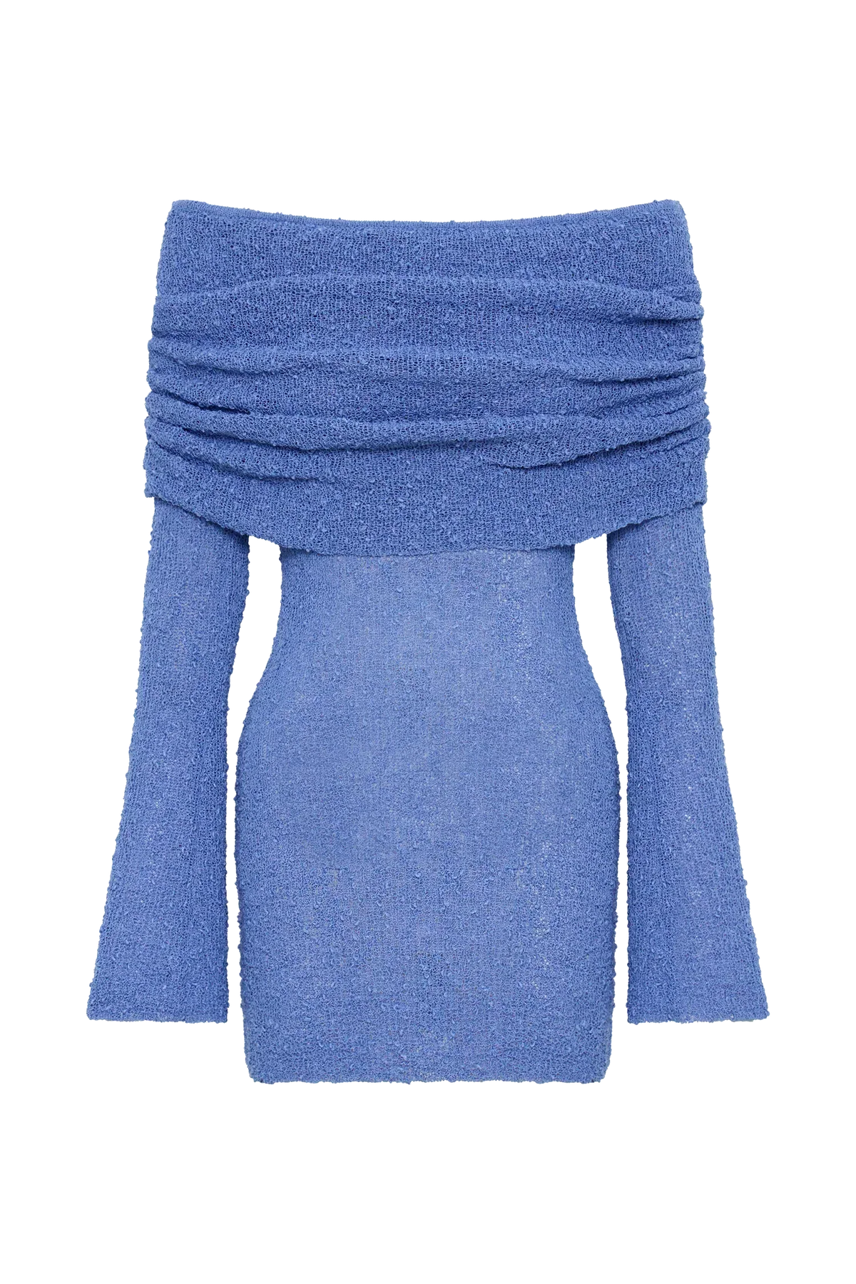 Image of Women's Long Sleeve Off-Shoulder Mini Bodycon Dress