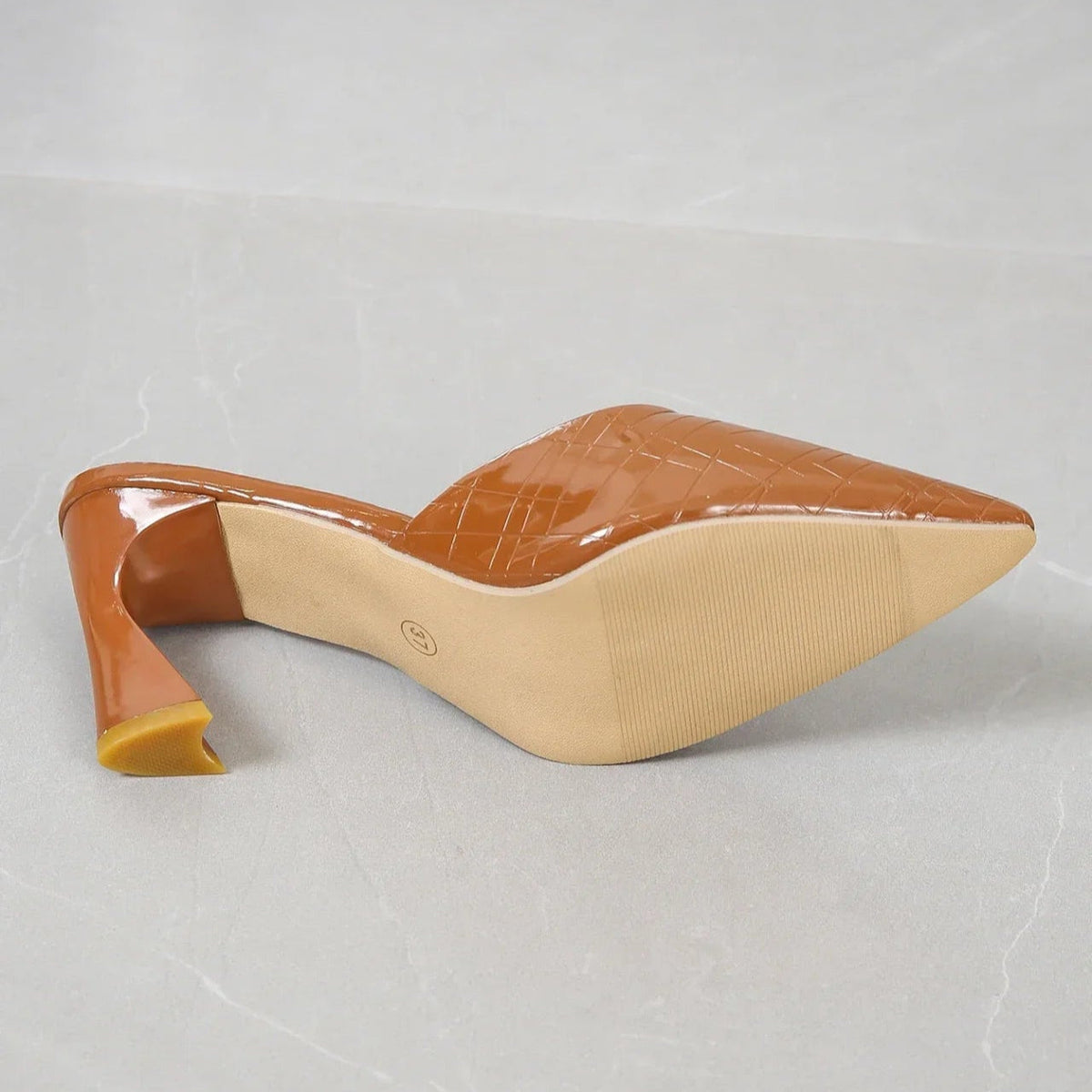 Image of Women's Pointed Toe Heeled Mules