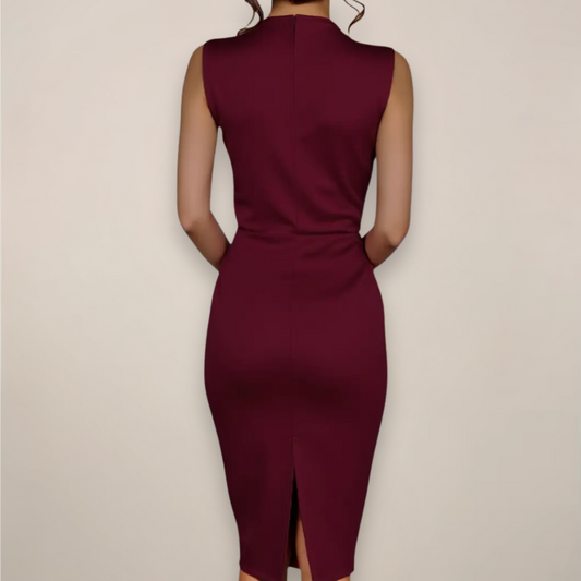 Image of Women's Sleeveless Bodycon Midi Dress