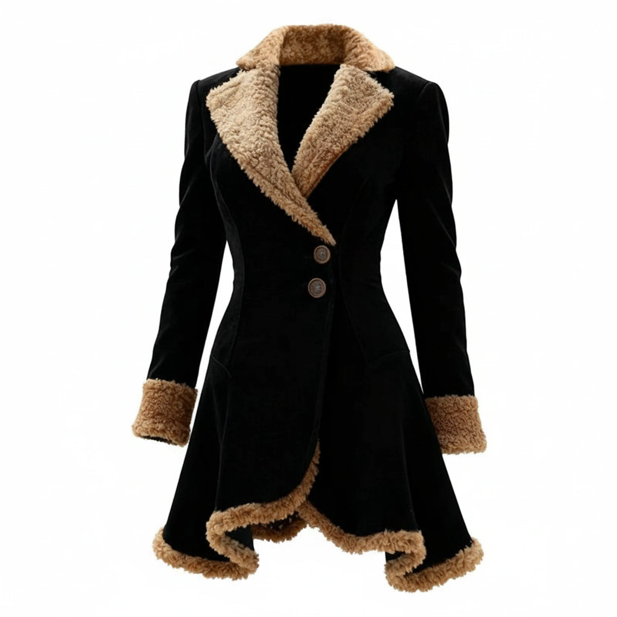 Women's Fur-Trim Winter Coat