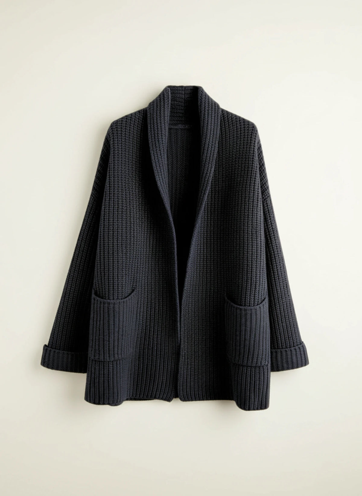 Women's Oversized Open Front Cardigan