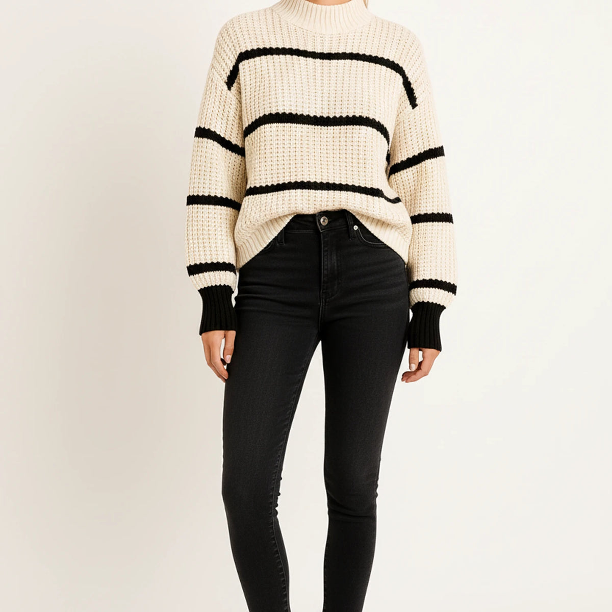 Women's Striped Sweater image