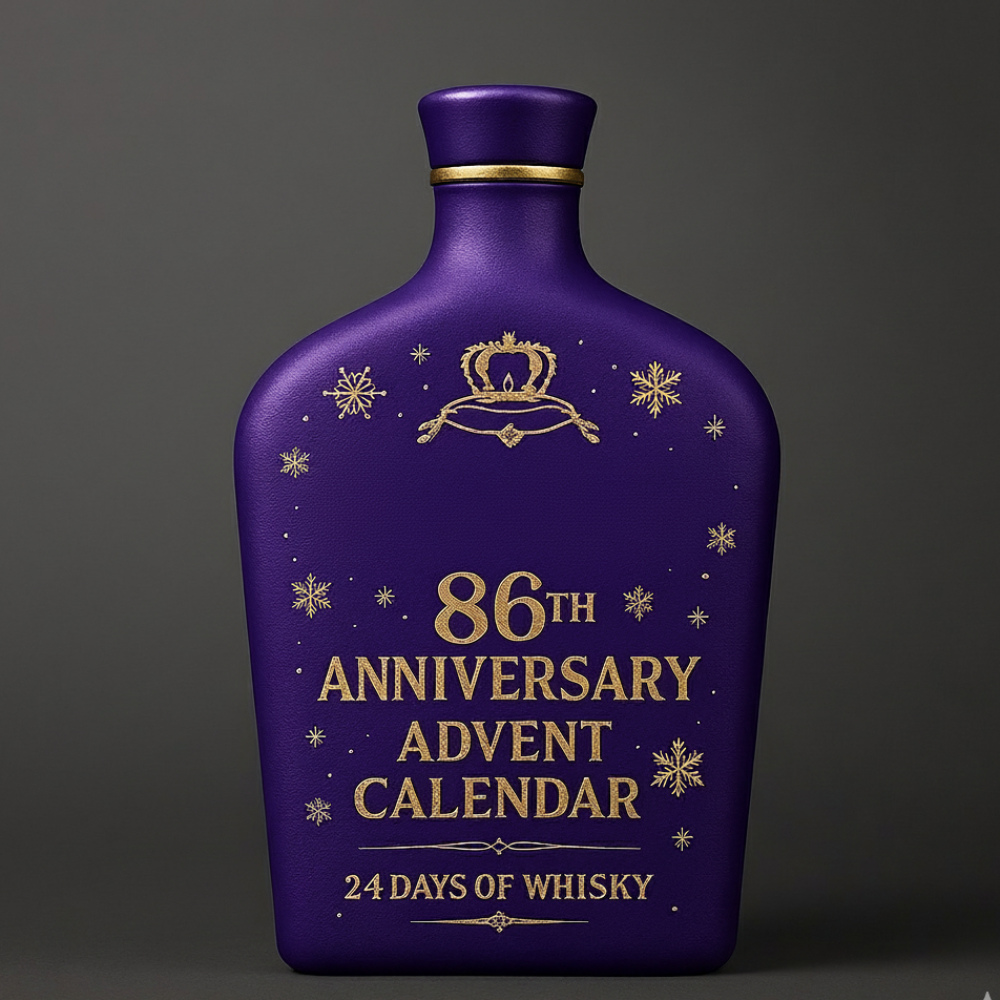 24-Day Whiskey Advent Calendar - Decorative Countdown Display