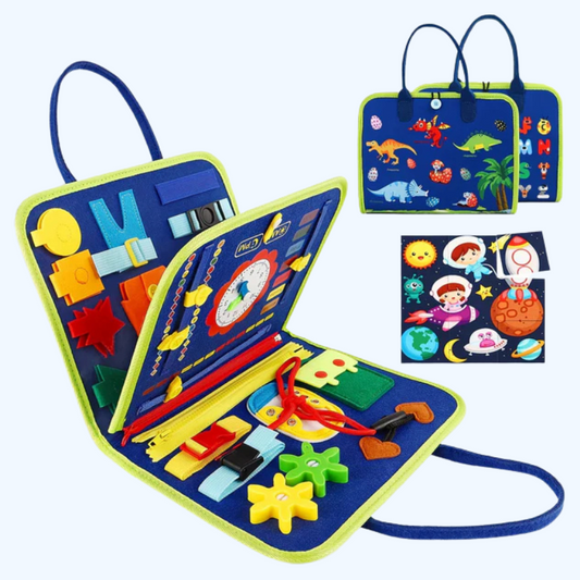 25-in-1 Press Panel - Educational Sensory Toy for Toddlers