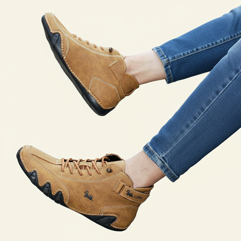 Men's Lace-Up Ankle Height Boots