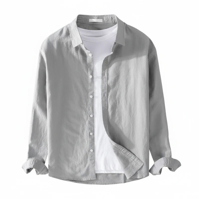 Men's Long-Sleeve Relaxed Fit Shirt