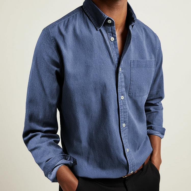 Men's Long-Sleeve Casual Shirt