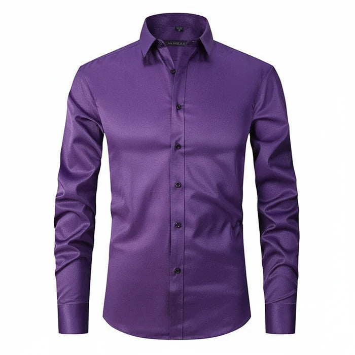 Men's Slim Fit Long-Sleeve Shirt