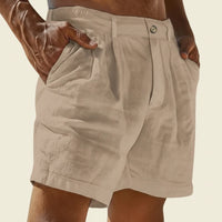 Men's Pleated Shorts
