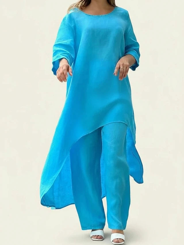 Women's Asymmetrical Loose Fit Set