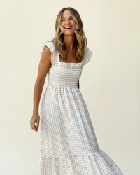 Women's Smocked Summer Maxi Dress