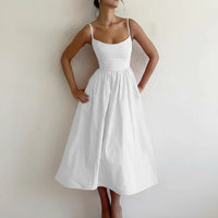 Women's A Line Midi Dress