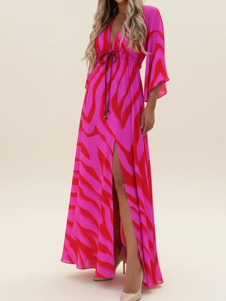 Boho Flowy Maxi Dress