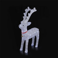 Acrylic Reindeer with LED Lights - Height 64 cm