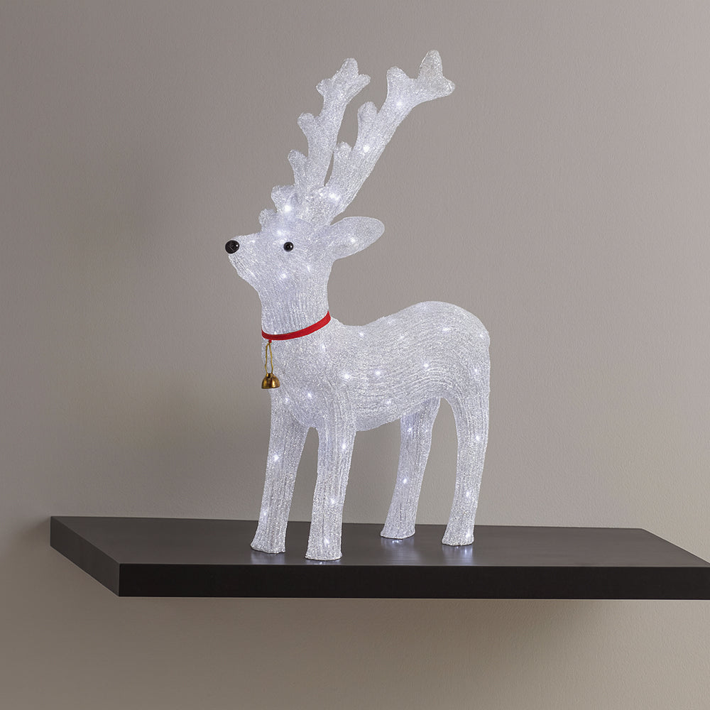 Acrylic Reindeer with LED Lights - Height 64 cm
