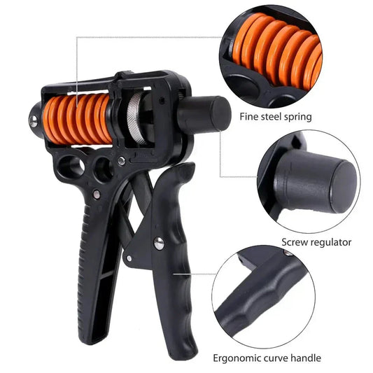 Adjustable 5-165kg Heavy Hand Grip Strengthener - Finger Expander for Arm, Wrist, and Forearm Training Niropi
