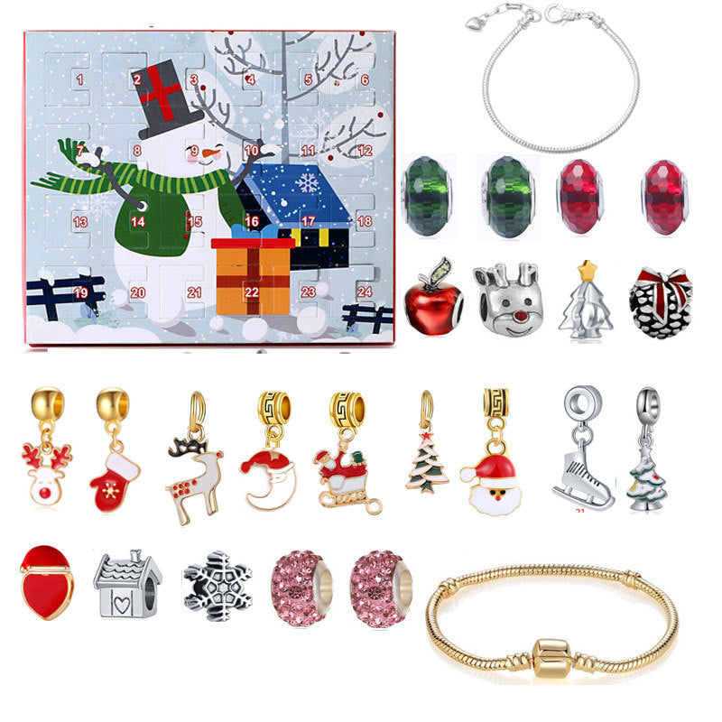 Advent Calendar | 24-Day Bracelet Set | DIY Jewelry Making Kit Creative Christmas Activity