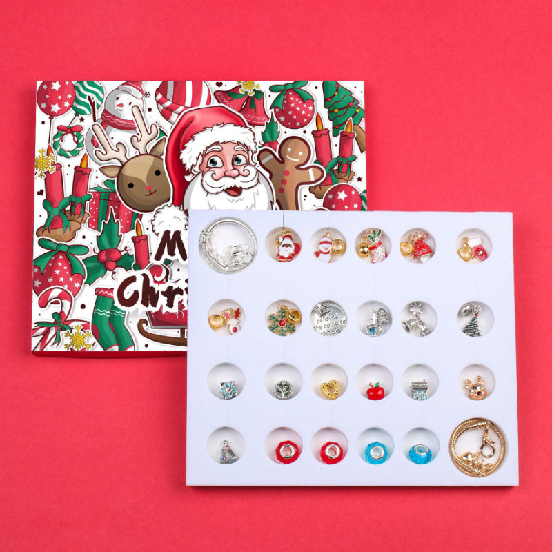 Advent Calendar | 24-Day Bracelet Set | DIY Jewelry Making Kit Creative Christmas Activity